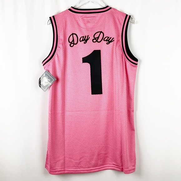 Men's Next Friday 2000 Pinky's Records & Discs Basketball Jersey Day Day Jones - Picture 7 of 13